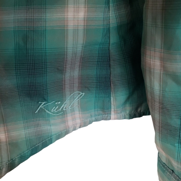 KUHL Ionik Lightweight Fall Layer Plaid Preppy Hiking Walking Shirt - Women's - Picture 4 of 8